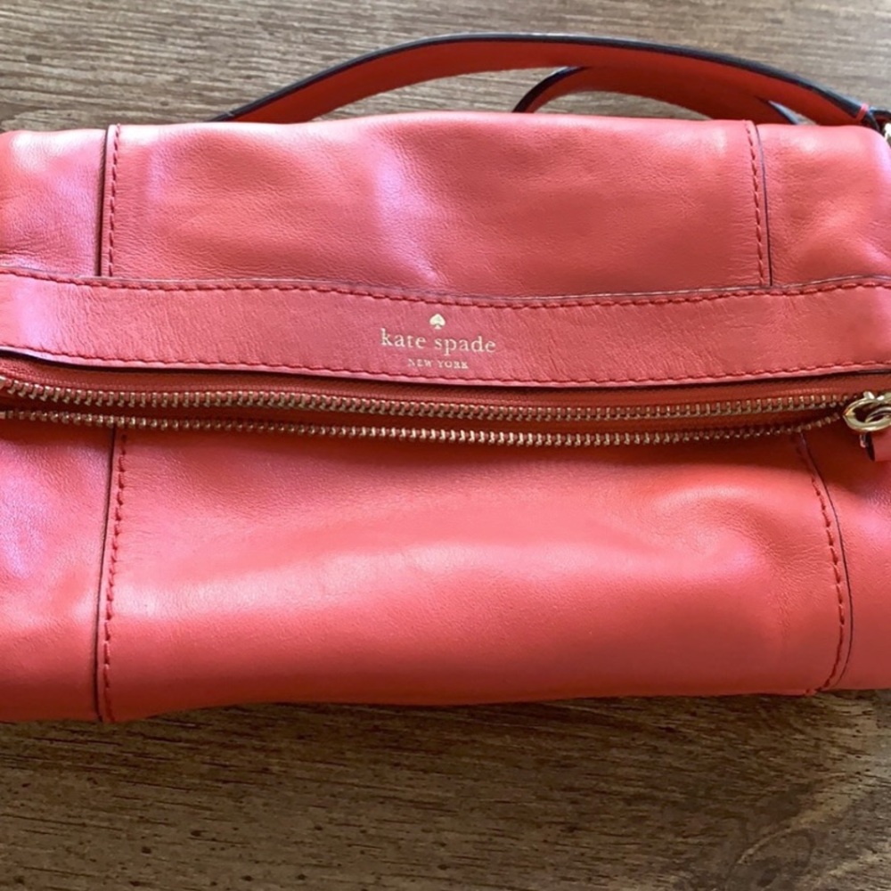 Kate Spade coral crossbody bag
